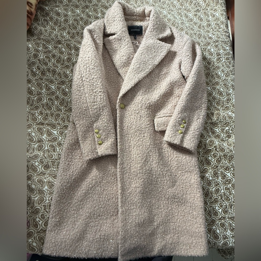 BCBGMaxAzria Tan Teddy Jacket - Picture 1 of 6